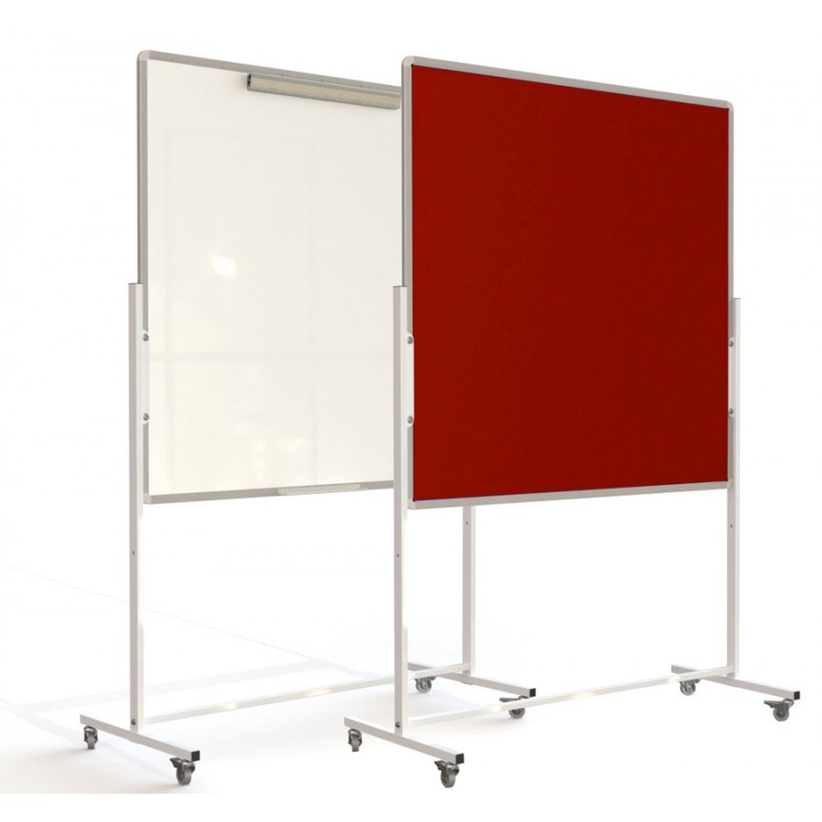 Mobile Flip Chart Noticeboard Combi